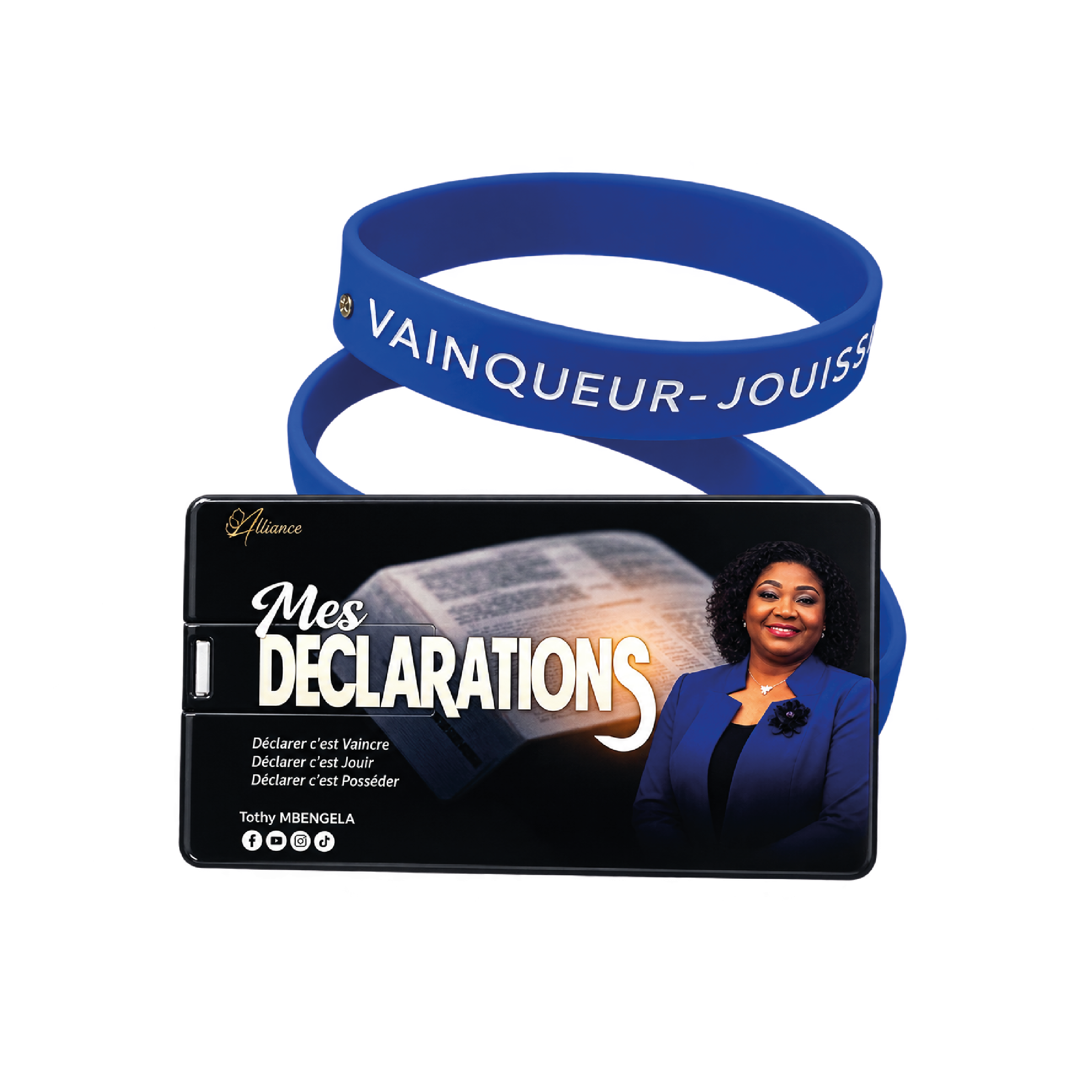 Flashde declaration et bracelet